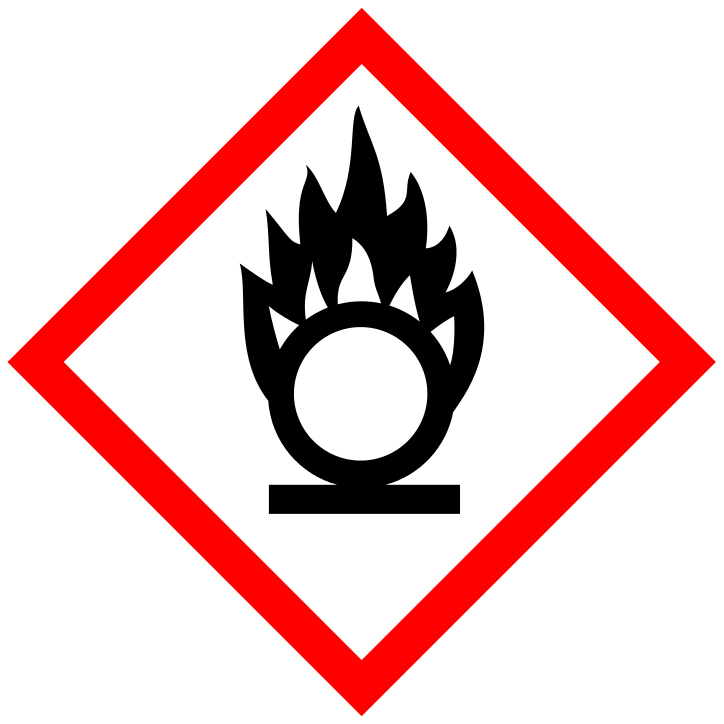 Gefahrensymbol Brandfördernd